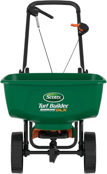 Turf Builder EdgeGuard DLX Broadcast Spreader, Green