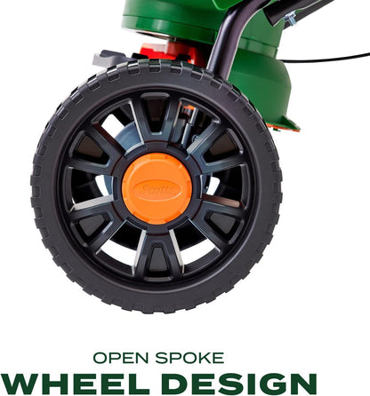 Turf Builder EdgeGuard DLX Broadcast Spreader, Green