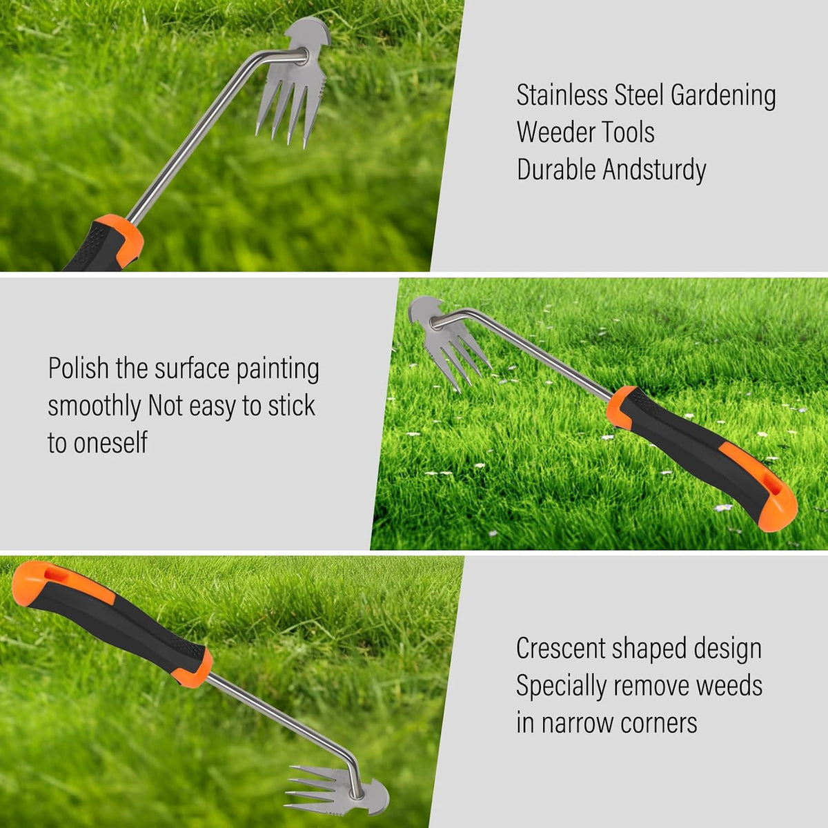 Portable Weed Remover Tool – Hand Weeder for Garden, Backyard & Vegetable Planting